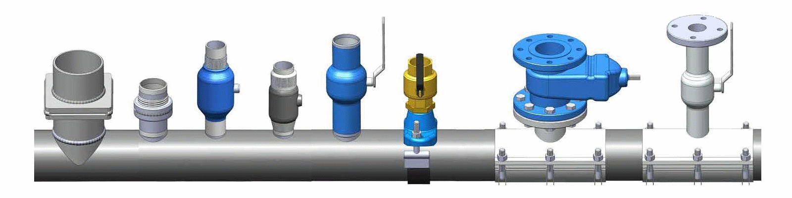 Врезка в трубопроводы под давлением